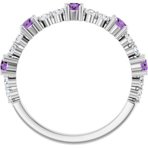 Accented Stackable Ring
