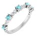 Accented Stackable Ring