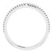 Milgrain Stackable Cross Ring