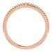 Milgrain Stackable Cross Ring