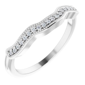 Baguette Accented Vintage-Inspired Engagement Ring or Band