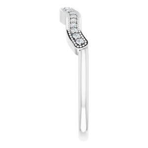 Baguette Accented Vintage-Inspired Engagement Ring or Band