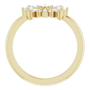 Accented Circle Ring