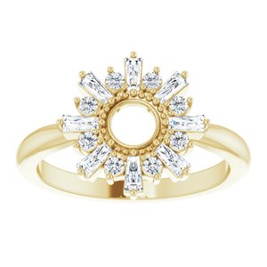 Accented Circle Ring