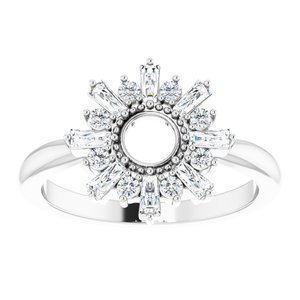 Accented Circle Ring