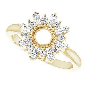 Accented Circle Ring