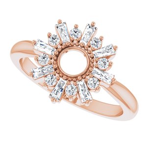 Accented Circle Ring