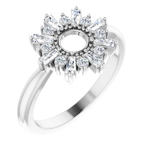 Accented Circle Ring
