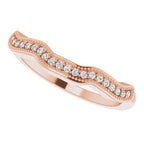 Baguette Accented Vintage-Inspired Engagement Ring or Band