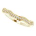 Baguette Accented Vintage-Inspired Engagement Ring or Band
