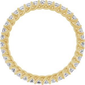 Woven-Design Eternity Band