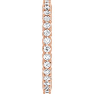 Woven-Design Eternity Band