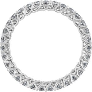 Woven-Design Eternity Band