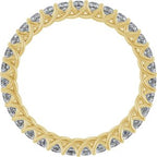 Woven-Design Eternity Band