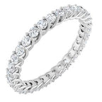 Woven-Design Eternity Band