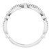 Accented Stackable Cross Ring