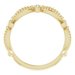Accented Stackable Cross Ring