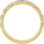 Accented Baguette Anniversary Band