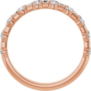 Accented Baguette Anniversary Band
