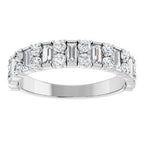 Accented Baguette Anniversary Band