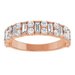 Accented Baguette Anniversary Band