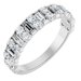 Accented Baguette Anniversary Band