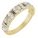 Accented Baguette Anniversary Band