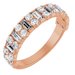 Accented Baguette Anniversary Band