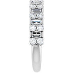 Accented Baguette Anniversary Band