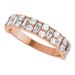 Accented Baguette Anniversary Band