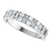 Accented Baguette Anniversary Band