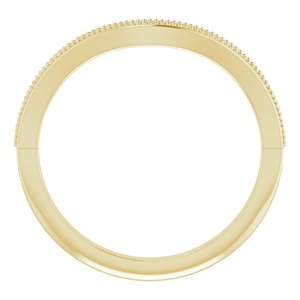 Accented Vintage-Inspired Engagement Ring or Band