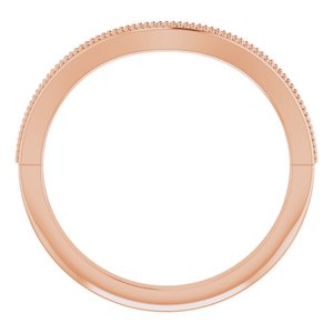 Accented Vintage-Inspired Engagement Ring or Band