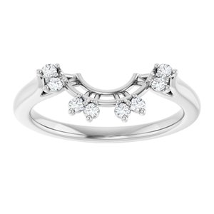 Halo-Style Engagement Ring or Band