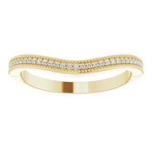 Accented Vintage-Inspired Engagement Ring or Band