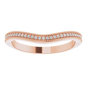 Accented Vintage-Inspired Engagement Ring or Band