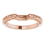 Accented Sculptural Engagement Ring or Band