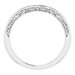Accented Sculptural Engagement Ring or Band