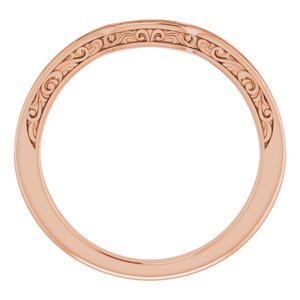 Accented Sculptural Engagement Ring or Band