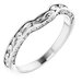 Accented Sculptural Engagement Ring or Band