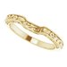 Accented Sculptural Engagement Ring or Band