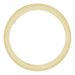 Milgrain Edge Sculptural Flat Band with Bead Blast Finish