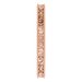 Milgrain Edge Sculptural Flat Band with Bead Blast Finish