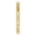 Milgrain Edge Sculptural Flat Band with Bead Blast Finish