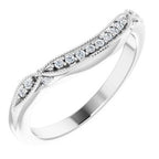 Halo-Style Vintage-Inspired Engagement Ring or Band
