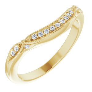 Halo-Style Vintage-Inspired Engagement Ring or Band