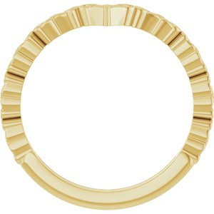 Vintage-Inspired V Ring