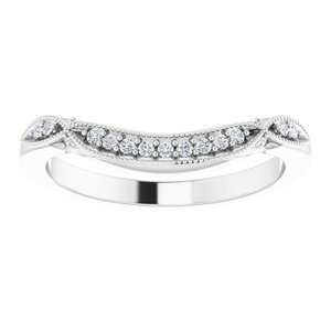 Halo-Style Vintage-Inspired Engagement Ring or Band