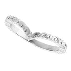 Vintage-Inspired V Ring
