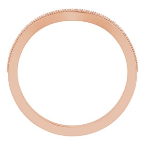 Accented Vintage-Inspired Engagement Ring or Band